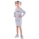 Платье детское Happyshmot ФП5019П1 серый меланж