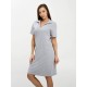Платье женское КП1480 серый меланж