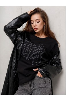 Лонгслив женский stability КЛ1546П1 чёрный Лонгслив женский stability КЛ1546П1 чёрный