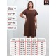 Платье женское КП1430 коричневый