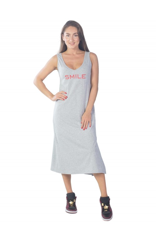 Платье женское smile КП1437П3 светло-серый меланж