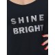 Сорочка женская shine bright КЛС1379П3 черный