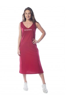 Платье женское Minimal  КП1437П1 бордовый