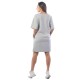 Платье из футера ФП1337 серый-меланж