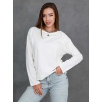 Лонгслив женский КЛЛ1543 молочный Лонгслив женский КЛЛ1543 молочный