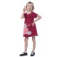 Платье детское КЛП5026П2 бордовый