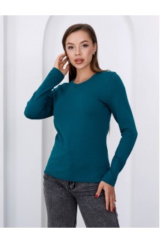 Лонгслив женский КЛЛ1544 изумрудный