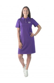 Платье-поло женское KL КЛП1471П5 фиолетовый