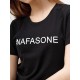 Футболка жен "Nafasone" черная КФ1324П2