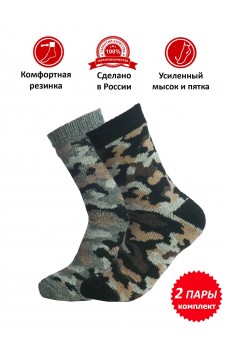 Набор носков мужских НКЛШ-5, цвет ассорти, 2 пары