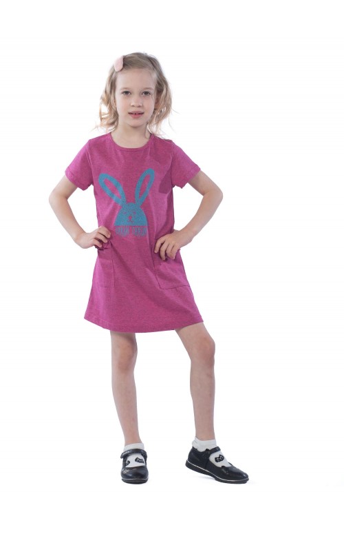 Платье детское CHRUM CHRUM КП5029П1 фуксия