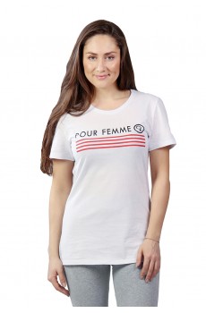 Футболка жен "Pour Femme" белая КФ1324П3