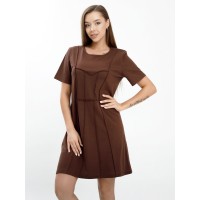 Платье женское КП1518 коричневый